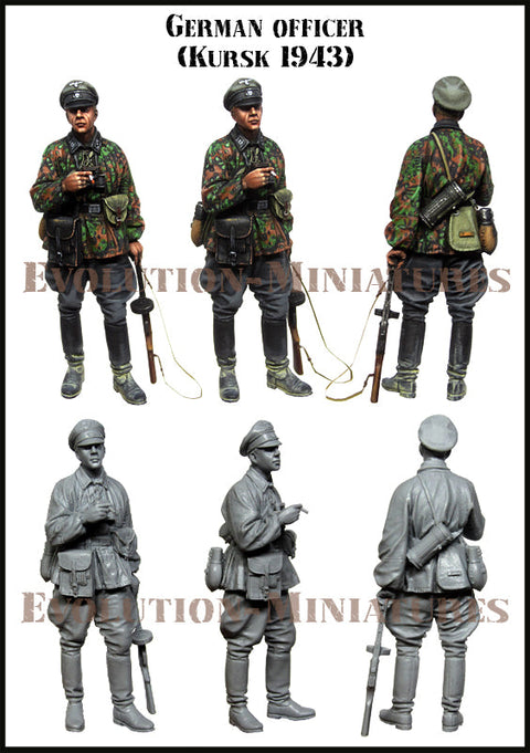 エボリューション EM-35230 1/35 WWII ドイツ 武装親衛隊将校 クルスク 1943(1体)