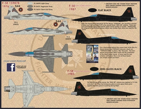 ファーボール 32-002 1/32 アメリカ海軍 F-5フリーダムファイター、トップガンタイガース