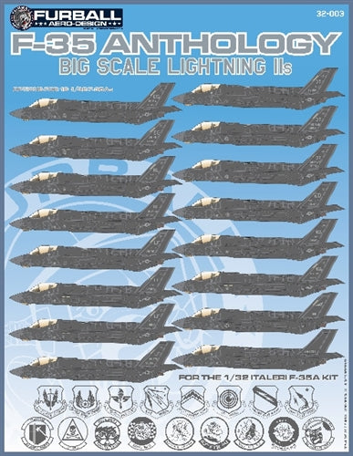 ファーボール 32-003 1/32 F-35A ライトニングII、F-35アンソロジー(イタレリ用)