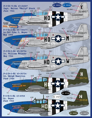 ファーボール 32-006 1/32 P-51 マイヤーズ・モーラーズ パート1