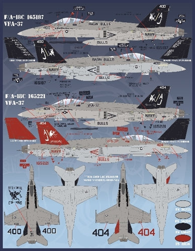ファーボール 48-066 1/48 アメリカ海軍 F/A-18C/E/G ホーネット、 第8空母航空団 生来の決意作戦2017