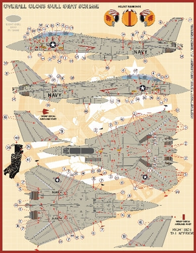 ファーボール 72-009 1/72 アメリカ海軍 F-14Aトムキャット VF-111サンダウナーズのアンソロジー