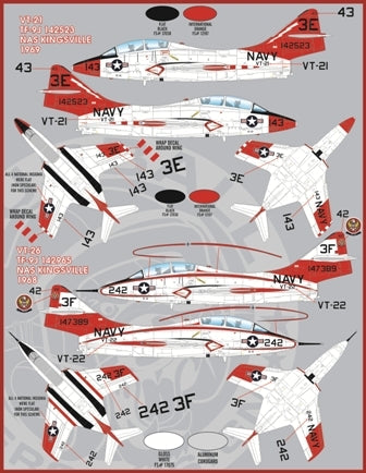 ファーボール FDS-4802 1/48 アメリカ海軍 F9F-8T TF-9J クーガートレーナー