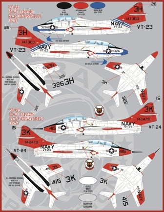 ファーボール FDS-4802 1/48 アメリカ海軍 F9F-8T TF-9J クーガートレーナー