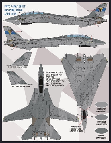ファーボール FDS-4815 1/48 アメリカ海軍 F-14 トムキャット カラー&マーキング、パート7