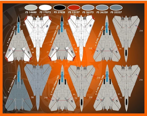 ファーボール F/D&S-4820 1/48 トムキャット カラー&マーキング パート XI