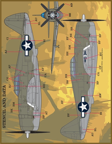 ファーボール F/D&S-4831 1/48 P-47 カラーリングとマーキング パート3