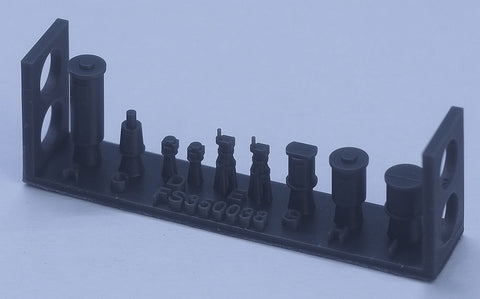 ファイブスターモデル FS350038 1/350 WWII時のアメリカ海軍戦艦・空母用レーダーセットIII(初期型)