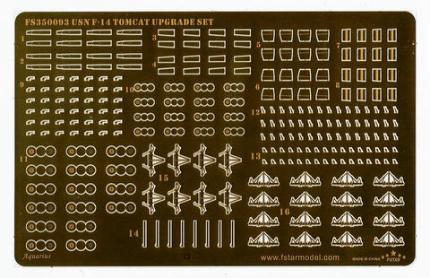 ファイブスターモデル FS350093 1/350 アメリカ海軍 F-14 トムキャット アップグレードセット