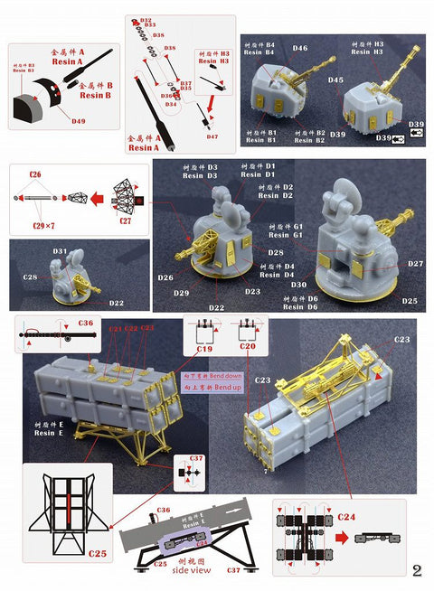 ファイブスターモデル FS352003 1/350 中国人民解放軍 海軍 054型A FFG-529 ジョウシャン スーパーアップグレードセット(トランぺッター 04543用)