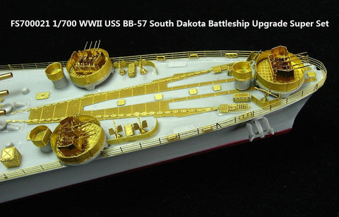 ファイブスターモデル FS700021 1/700 WWII 戦艦 BB-57 サウス・ダコタ用アップグレードスーパーセット(トランぺッター05760用)