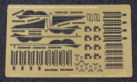 ファイブスターモデル FS700024 1/700 WWII アメリカ海軍 係船桁 & 舷梯
