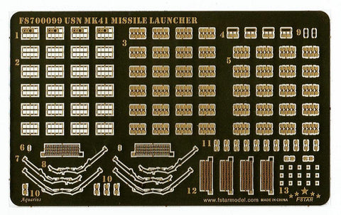 ファイブスターモデル FS700099 1/700 現用 アメリカ海軍 Mk-41 垂直発射システム & ミサイル再装填用クレーン