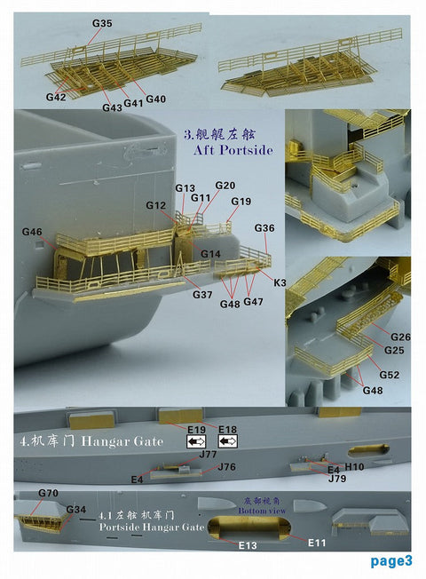 ファイブスターモデル FS700131 1/700 アメリカ海軍 航空母艦 CV-63 キティホーク 2006 アップグレードセット(トランぺッター06714用)