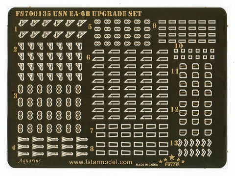 ファイブスターモデル FS700135 1/700 アメリカ海軍 EA-6B プラウラー アップグレードセット(トランぺッター用)