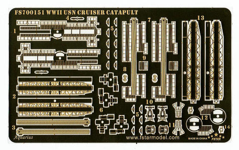 ファイブスターモデル FS700151 1/700 WWII アメリカ海軍 巡洋艦用カタパルト