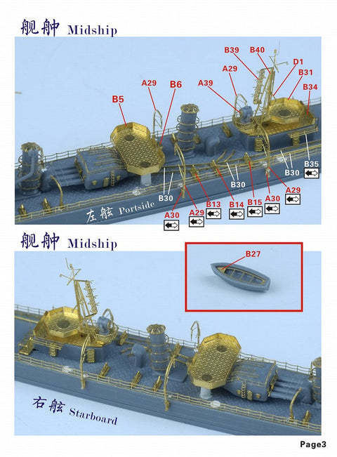 ファイブスターモデル FS710006 1/700 日本海軍 松型駆逐艦 松用アップグレードセット(タミヤ 31428用)