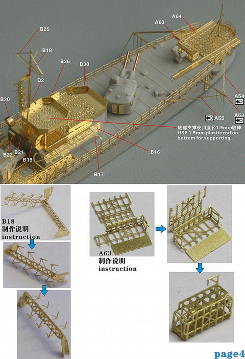 ファイブスターモデル FS710161 1/700 日本海軍 特I型駆逐艦後期用 アップグレードセット(ピットロード用)