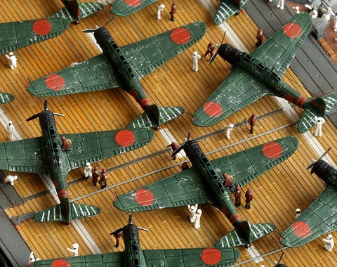 ファイブスターモデル FS7103801/700 WWII 日本海軍 船員12 パイロット(9 gestures, 54pcs in total) 3D Printing