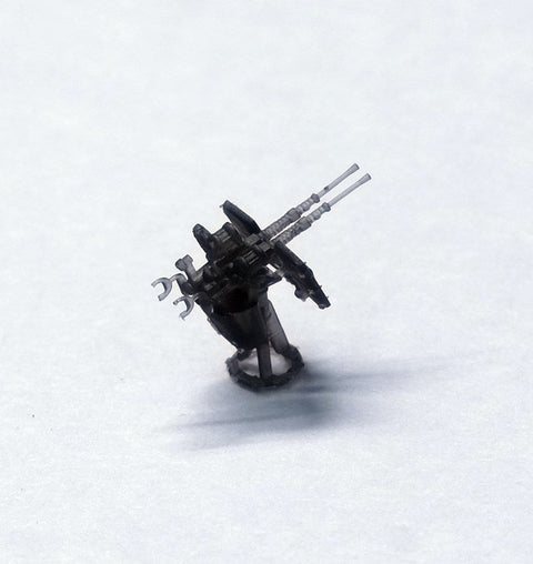 シードホビー SH350018 1/350 WWII アメリカ海軍 20mmエリコン連装機関砲 初期型 (12個入) 3D プリント