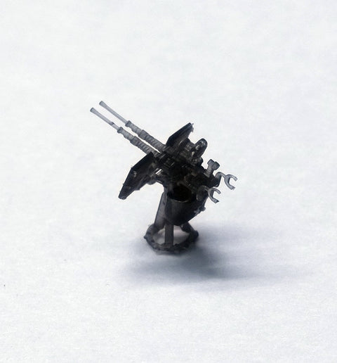 シードホビー SH350018 1/350 WWII アメリカ海軍 20mmエリコン連装機関砲 初期型 (12個入) 3D プリント