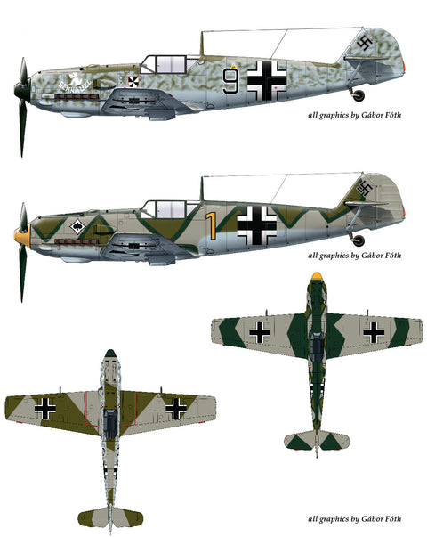 HADモデル 32052 1/32 メッサーシュミット Bf 109 E-4 デカールシート
