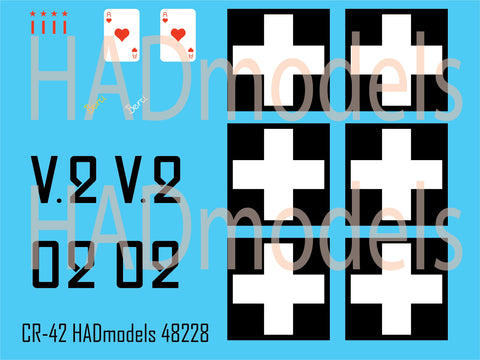 HADモデル 48228 1/48 CR-42 ケレステス パート 2 デクサル シート