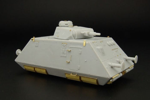 ハウラー HLH72006 1/72 WWII ドイツ ドライジーネ 装甲トロッコ III号戦車砲塔搭載 エッチングセット(ユニモデル255用)