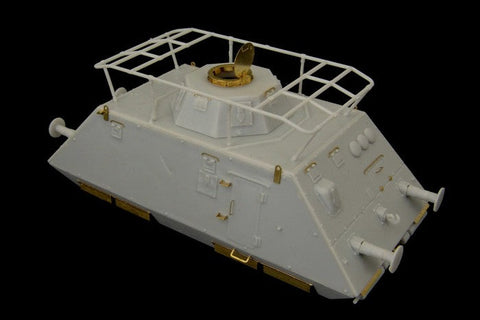 ハウラー HLH72010 1/72 WWII ドイツ ドライジーネ 装甲トロッコ 戦闘指揮型 エッチングセット(ユニモデル256用)