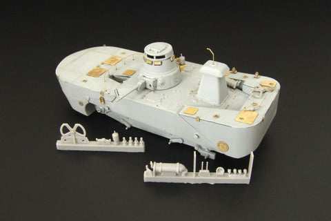 ハウラー HLH72019 1/72 WWII 日本 特二式内火艇 カミ車 フロート付き アップデートセット(ドラゴン用)