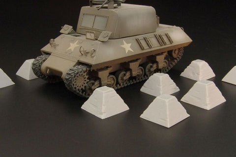 ハウラー HLH72052 1/72 WWII ドイツ 「竜の歯」対戦車障害物
