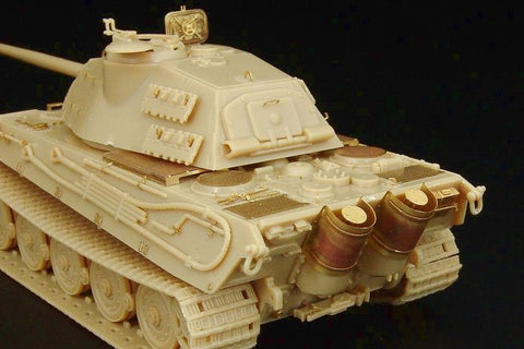 ハウラー HLH72054 1/72 WWII ドイツ キングタイガー ポルシェ砲塔 エッチングセット(レベル用)