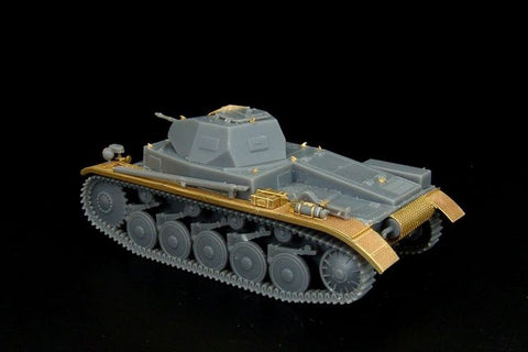 ハウラー HLH72055 1/72 WWII ドイツ II号戦車 B型 エッチングセット(S-モデル用)