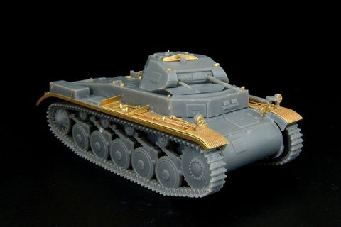 ハウラー HLH72055 1/72 WWII ドイツ II号戦車 B型 エッチングセット(S-モデル用)