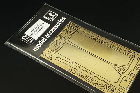 ハウラー HLH72117 1/72 WWII ドイツ IV号突撃砲 エッチングセット(レベル用)