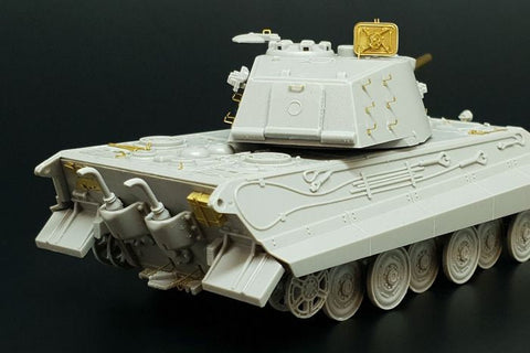 ハウラー HLH72132 1/72 WWII ドイツ E-50 中戦車 105mm砲装備 エッチングセット(モデルコレクト用)