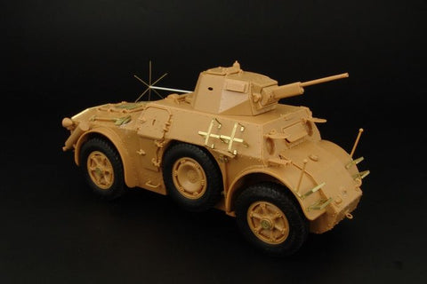 ハウラー HLU35030 1/35 WWII イタリア AB41 装甲偵察車 エッチングセット(イタレリ用)