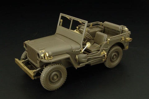 ハウラー HLU35036 1/35 WWII アメリカ ジープ エッチングセット(タミヤ用)