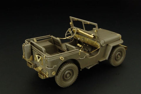 ハウラー HLU35036 1/35 WWII アメリカ ジープ エッチングセット(タミヤ用)