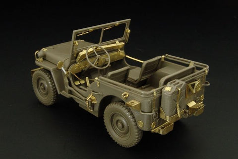 ハウラー HLU35036 1/35 WWII アメリカ ジープ エッチングセット(タミヤ用)