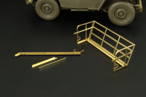 ハウラー HLU35037 1/35 WWII アメリカ ジープ バスケットとワイヤーカッター(タミヤ用)