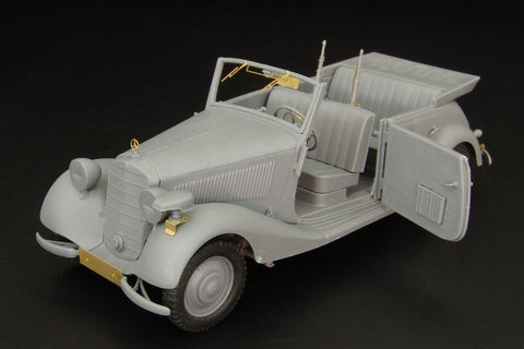 ハウラー HLU35043 1/35 WWII ドイツ タイプ170V ツーリングカー エッチングセット(マスターボックス用)
