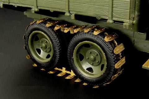 ハウラー HLU35045 1/35 WWII ソビエト GAZ-AAA/BA-10 トラック 雪原/泥濘地用履帯(ズベズダ,イースタンエクスプレス,トコ用)