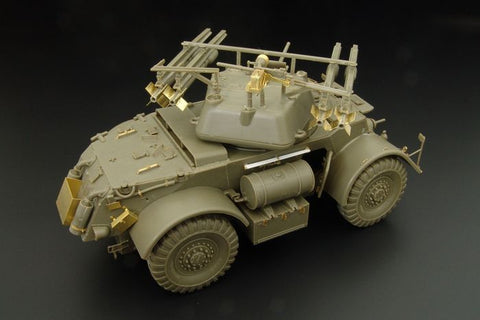 ハウラー HLU35056 1/35 WWII イギリス T17E1 スタッグハウンド Mk.I 60ポンドロケット弾搭載型 エッチングセット(ブロンコ用)