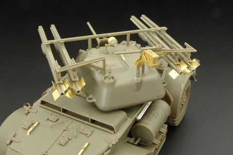 ハウラー HLU35056 1/35 WWII イギリス T17E1 スタッグハウンド Mk.I 60ポンドロケット弾搭載型 エッチングセット(ブロンコ用)