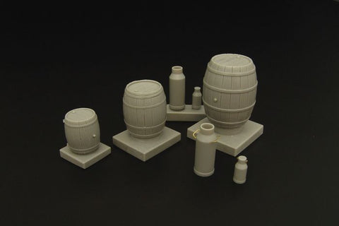 ハウラー HLU35080 1/35 汎用 木樽とミルク缶