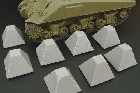 ハウラー HLU35096 1/35 WWII ドイツ 「竜の歯」対戦車障害物