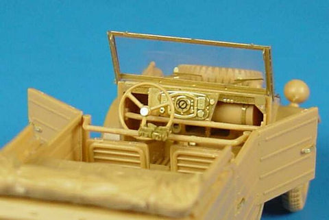 ハウラー HLX48010 1/48 WWII ドイツ キューベルワーゲン エッチングセット(タミヤ用)