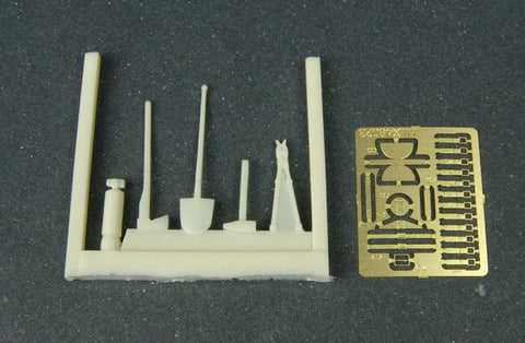 ハウラー HLX48023 1/48 WWII ドイツ 車外装備品セット
