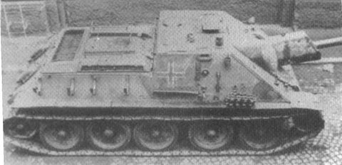 ハウラー HLX48097 1/48 WWII ドイツ 鹵獲SU-122 デカール